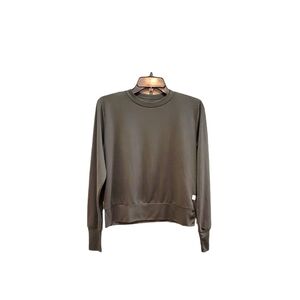 Vuori Long Sleeve Halo Crew Oregano Women's Size Medium Activewear